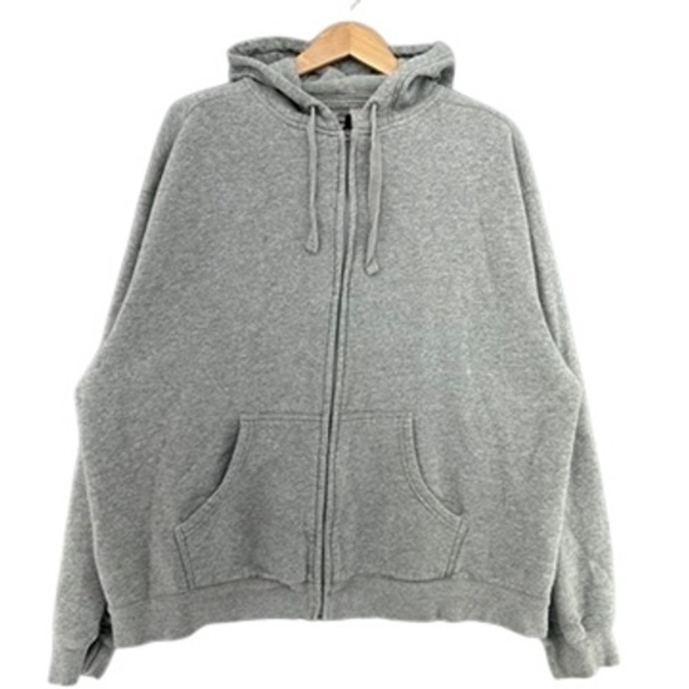 C9 by Champion Gray Full Zip Fleece Hoodie Sweatshirt XL S9020-CSQ